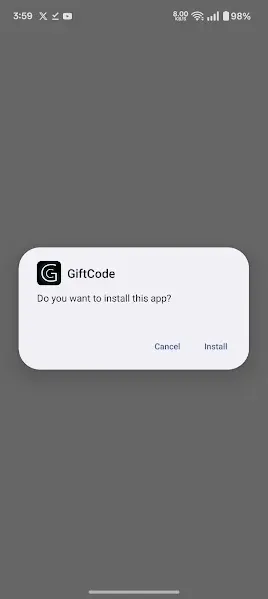 Screenshot of GiftCode Apk